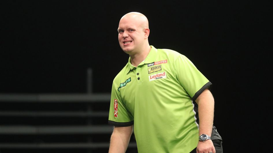Michael van Gerwen crashed out in the group stages (Lawrence Lustig, PDC)
