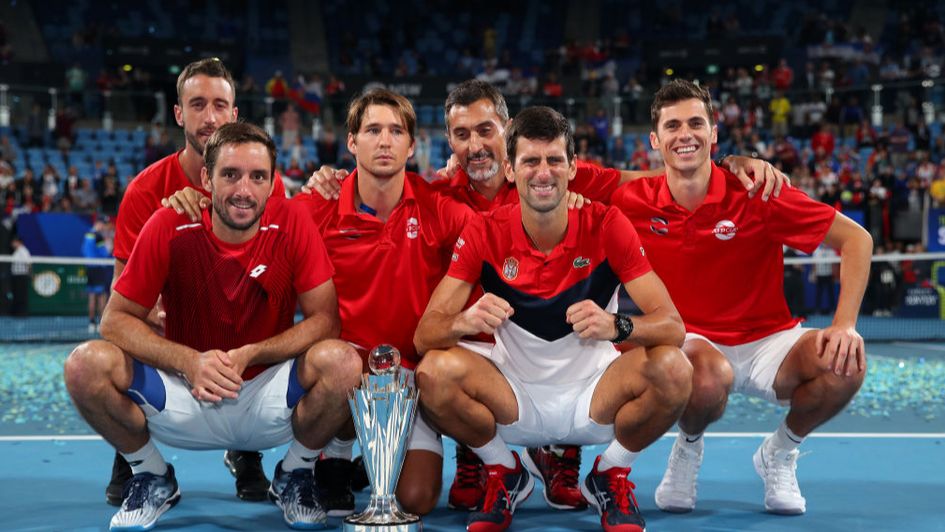 Serbia with the ATP Cup
