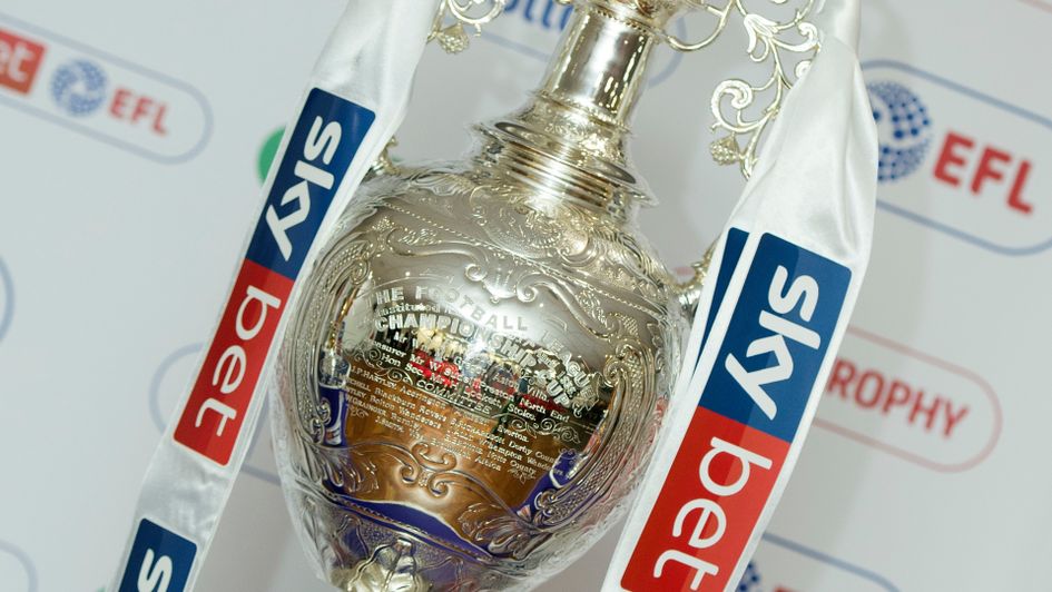 The Sky Bet Championship trophy