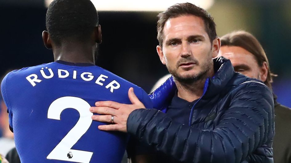 Frank Lampard's Chelsea sit third in the Premier League