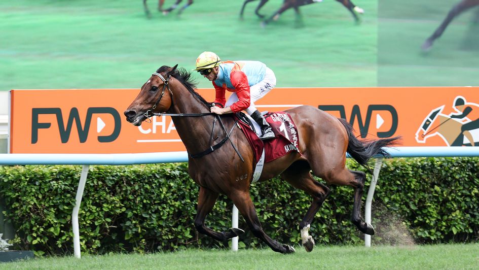 Zac Purton and Ka Ying Rising out on their one at Sha Tin