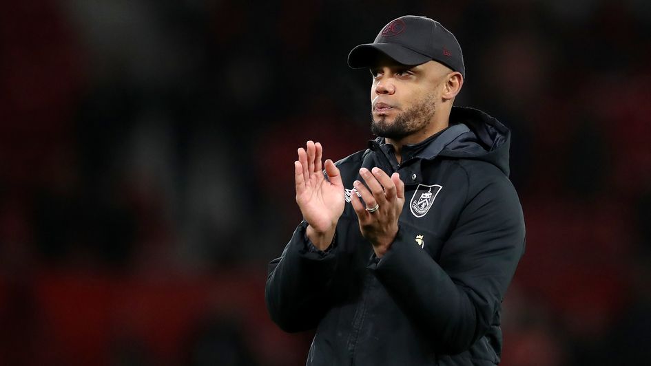 Burnley boss Vincent Kompany