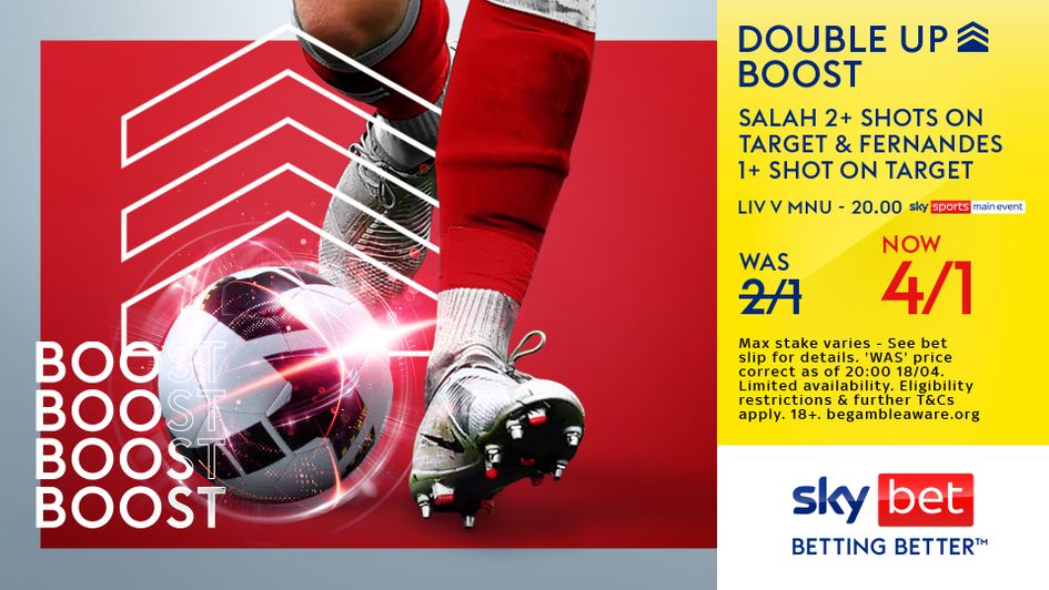 Sky Bet boost LIV v MUN - http://m.skybet.com/go/event/28958304/bet?sels=1033808689&aff=688&dcmp=SL_ED_FOOTBALL_SLIP_SALAHFERNANDESBOOST_1904