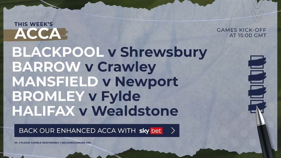 This Week's Acca selections - November 18