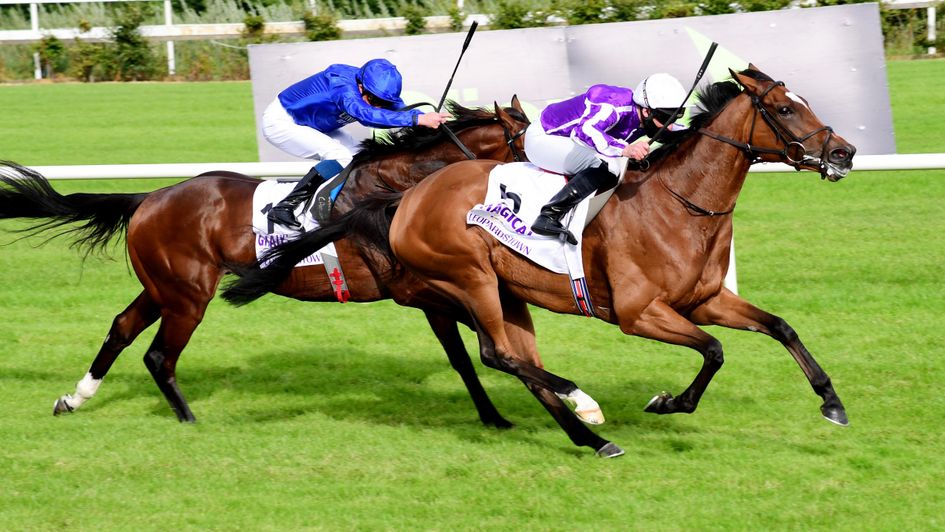 Magical has the measure of Ghaiyyath at Leopardstown
