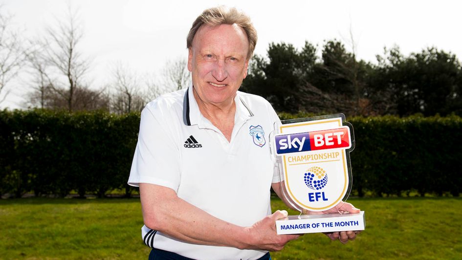 Neil Warnock collects another Manager of the Month award