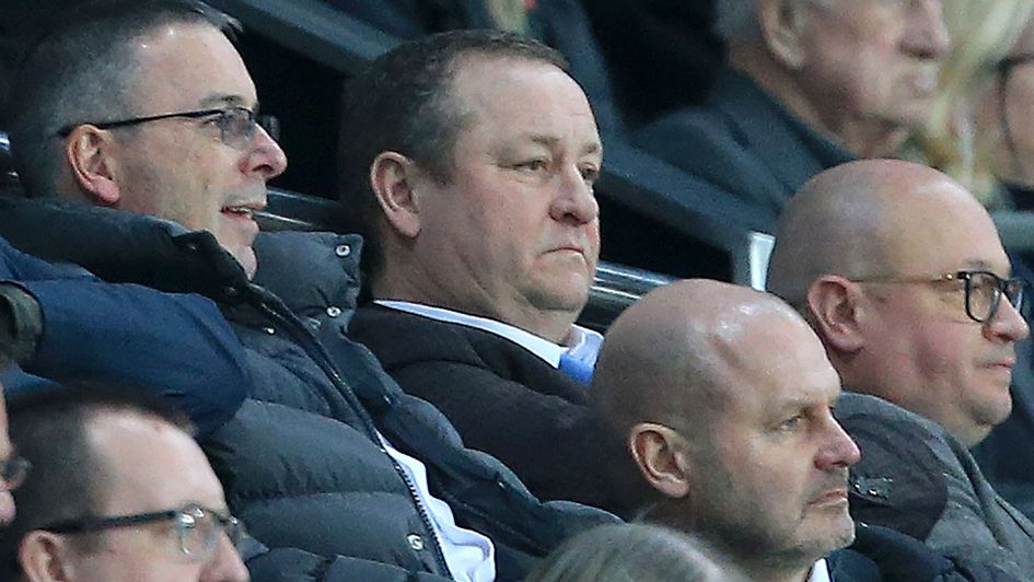 Mike Ashley (middle) is the current owner of Newcastle United
