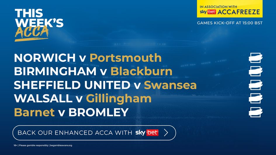 CLICK HERE to back our 40/1 acca!