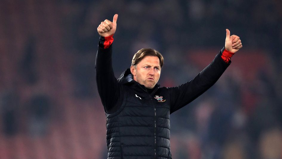 Ralph Hasenhuttl: The Southampton manager salutes fans after beating Fulham