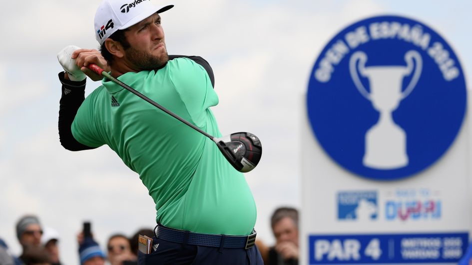 Jon Rahm moved into contention on Friday
