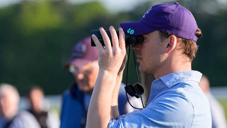 Thady Gosden oversees the work (credit: The Jockey Club/John Hoy)