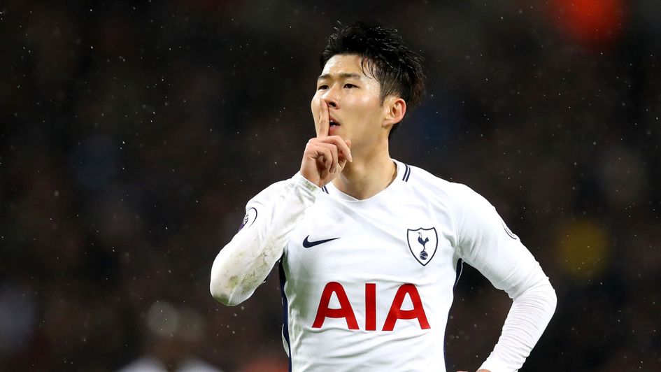 Heung-Min Son after his superb equaliser
