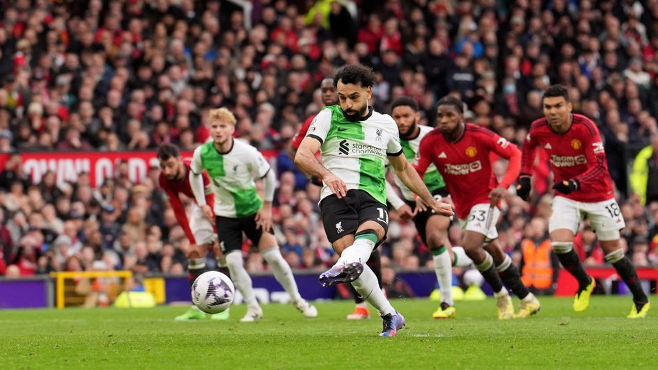 Mo Salah: Liverpool forward scores from the spot at Old Trafford