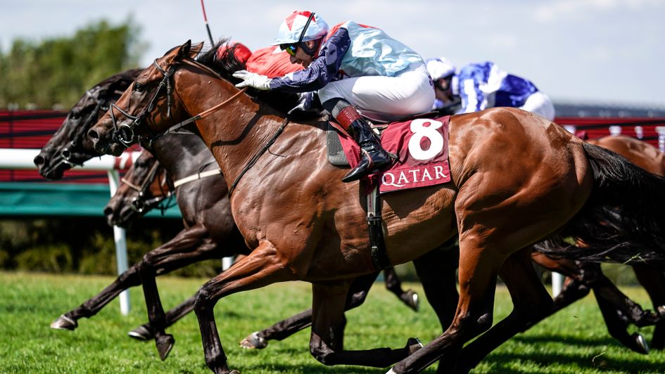 Sir Dancealot wins the Lennox Stakes by a short head