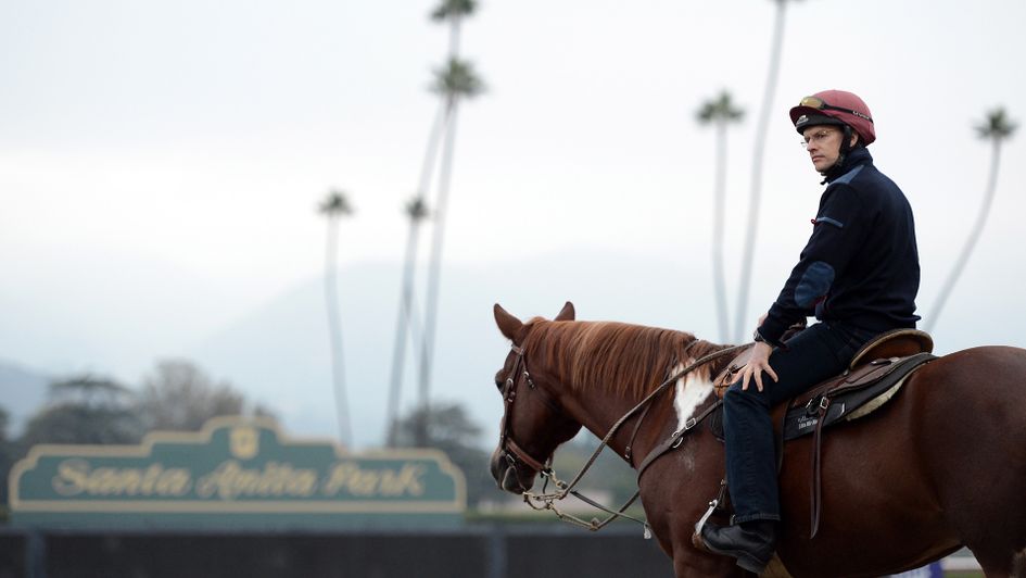 Aidan O'Brien at the Breeders' Cup in Santa Anita