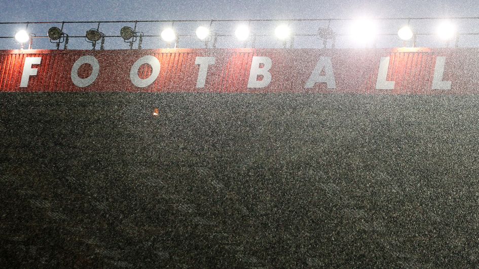 The weather is proving troublesome