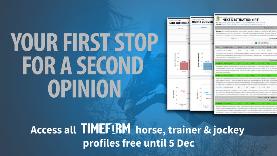 Timeform Ledger- free until December 5