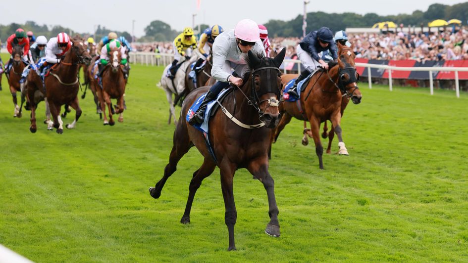 Ethical Diamond wins the Sky Bet Ebor