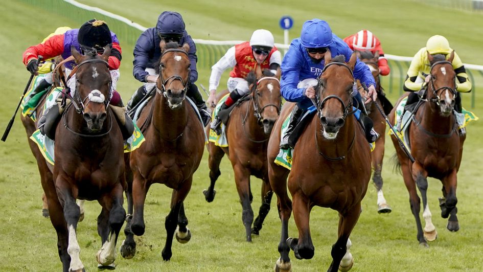 Tactical (left) squeezes through to win the Free Handicap