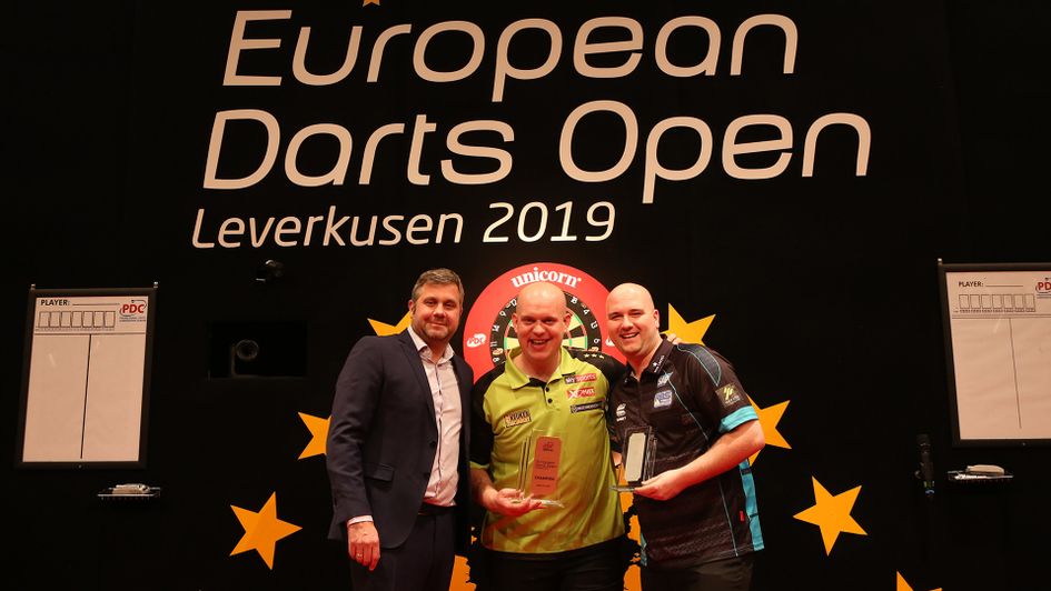 Michael van Gerwen won the European Darts Open (Picture: Sven Neuschafer/PDC Europe)