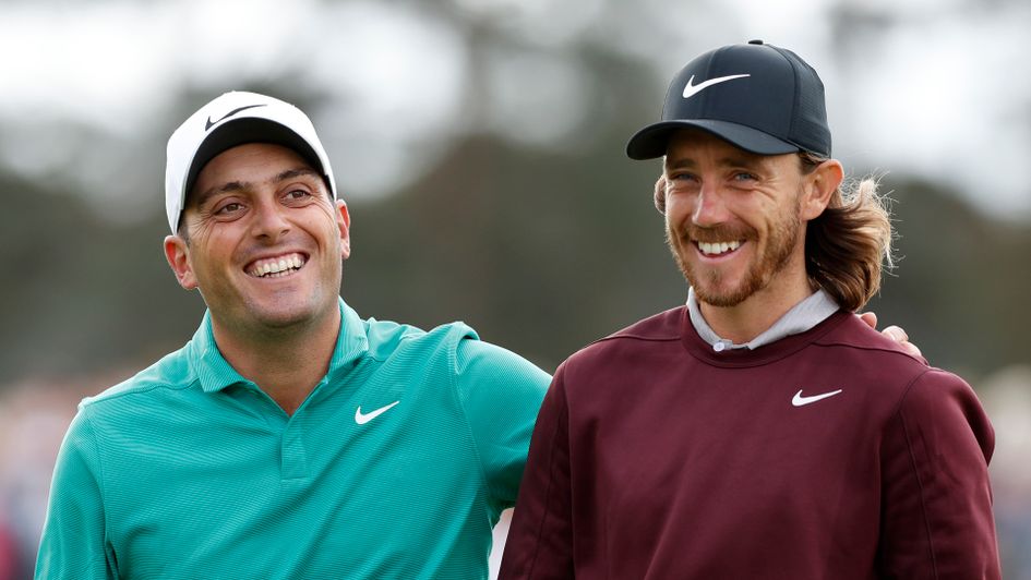 Francesco Molinari and Tommy Fleetwood in action at Walton Heath