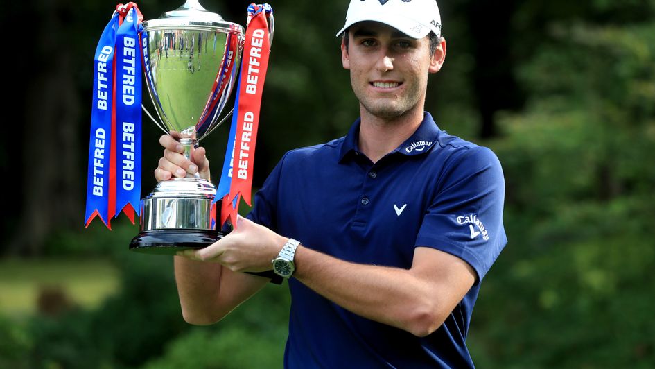 Renato Paratore with the British Masters trophy