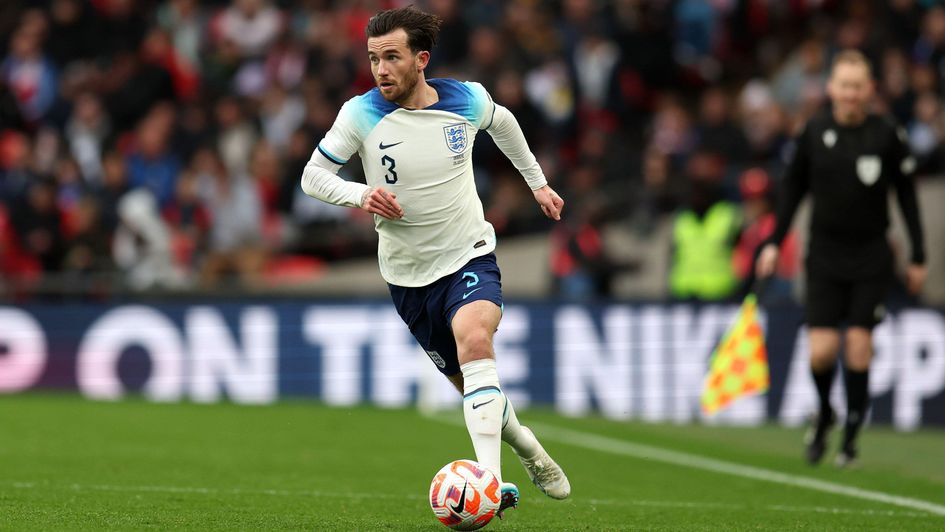 Ben Chilwell in action for England against Ukraine