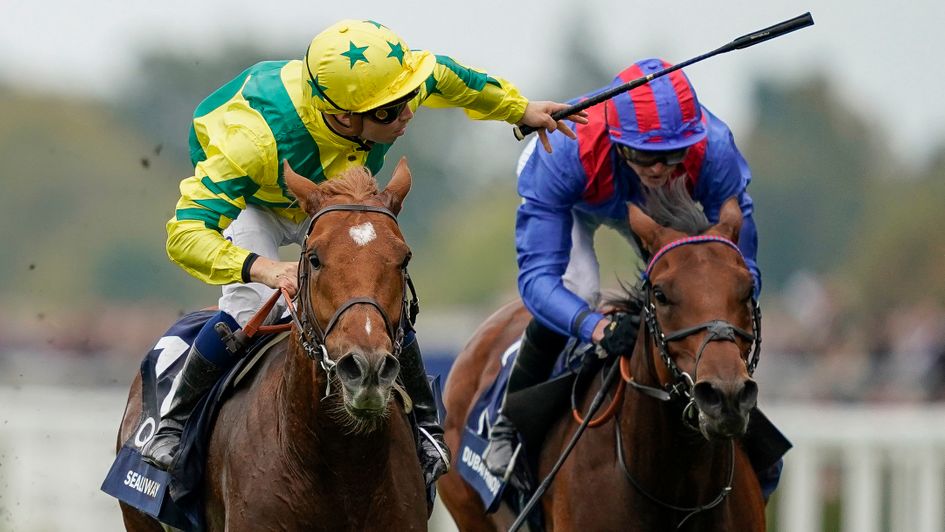 Sealiway wins the QIPCO Champion Stakes