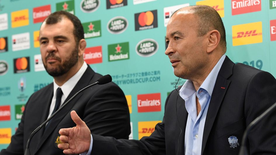 Michael Cheika (left) and Eddie Jones renew old rivalries this weekend