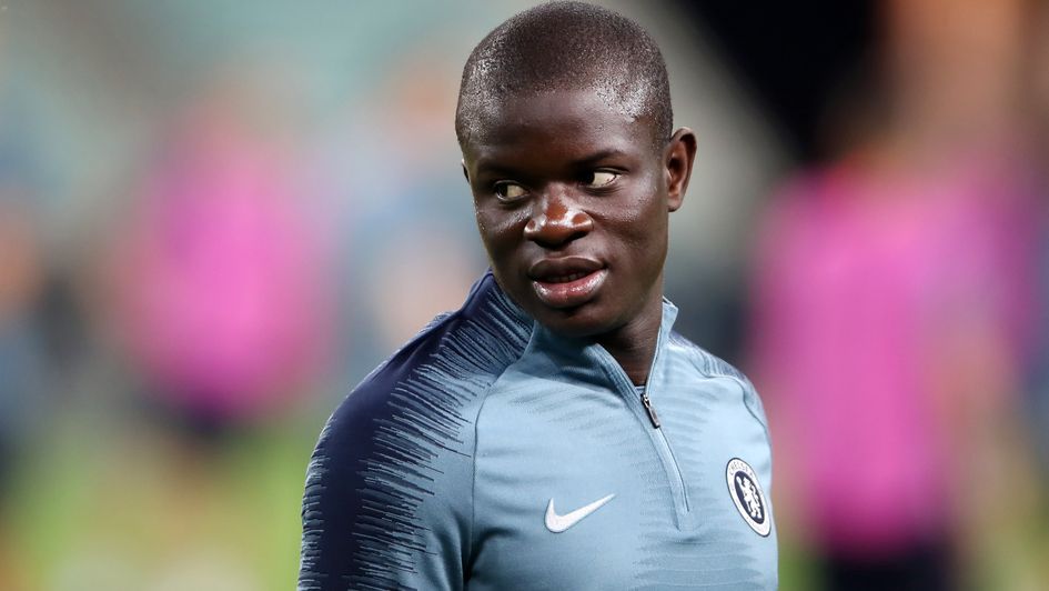 N'Golo Kante: The Frenchman trained away from the Chelsea squad ahead of the Europa League final