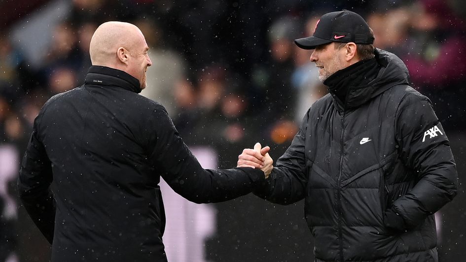 Sean Dyche and Jurgen Klopp