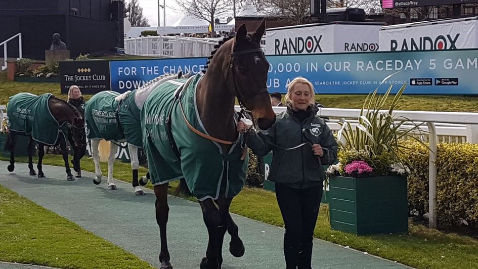 Mon Mome parading back at Aintree (Great British Racing)