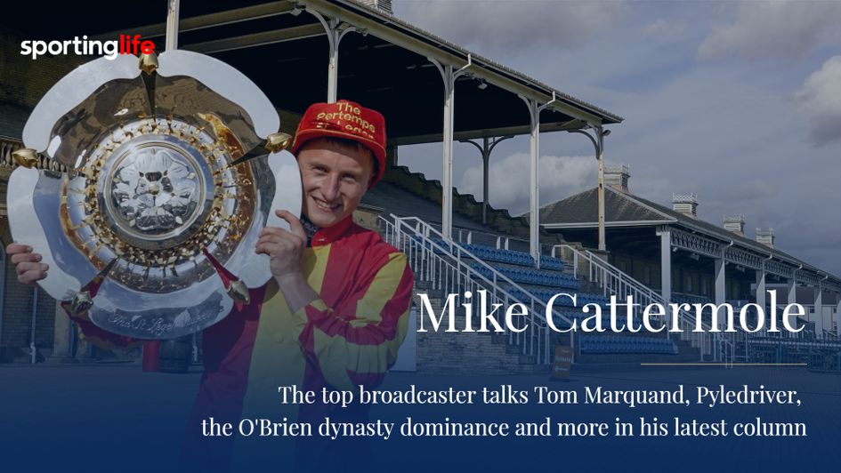 Tom Marquand with the St Leger trophy
