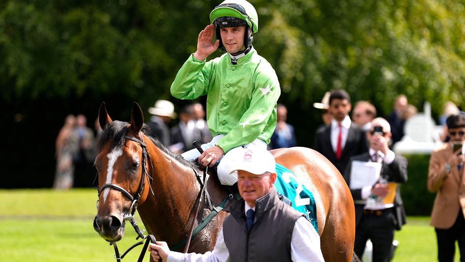 Jason Hart celebrates on JM Jungle