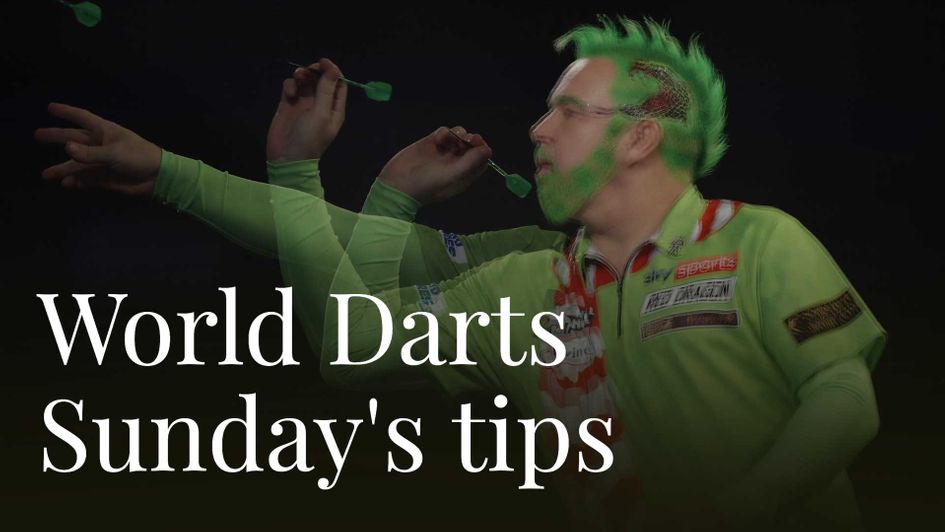 Peter Wright is back in action at the Ally Pally on Sunday night