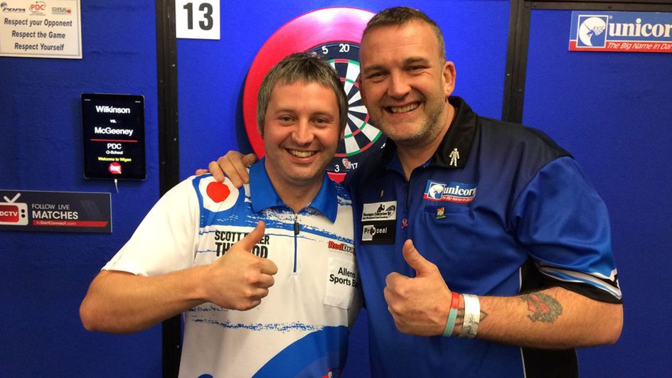 Scott Baker and Mark McGeeney earned PDC Tour Cards (Picture: PDC)