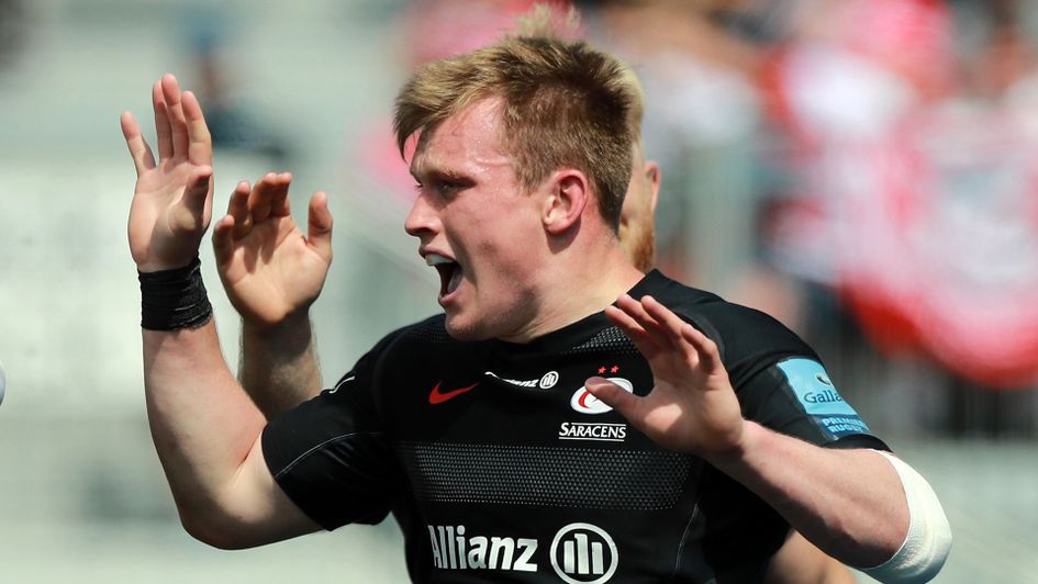 Nick Tompkins of Saracens
