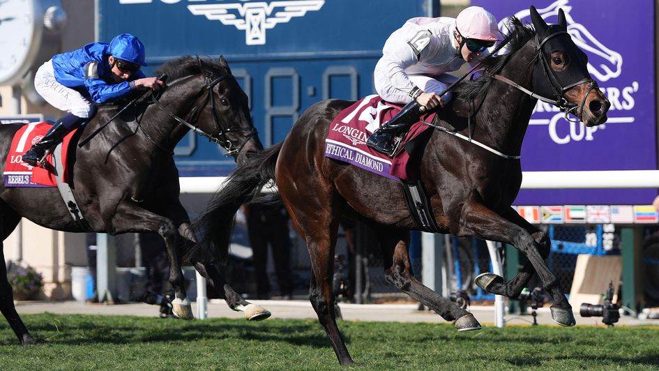 Ethical Diamond beats Rebel's Romance at the Breeders' Cup