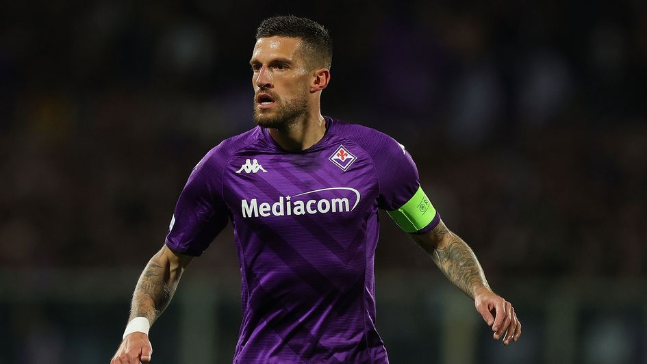 Fiorentina captain Cristiano Biraghi