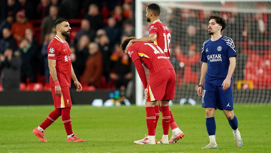 Liverpool were beaten by PSG