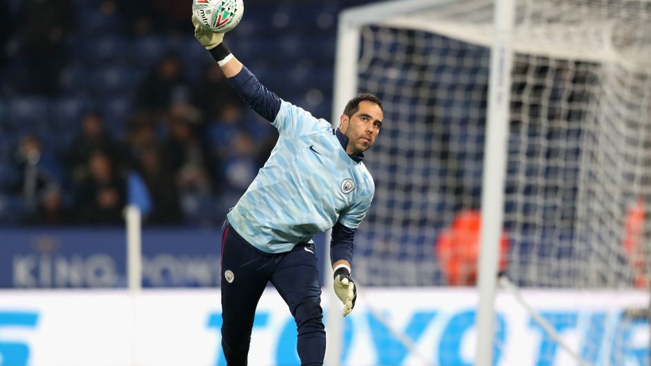 Manchester City goalkeeper Claudio Bravo
