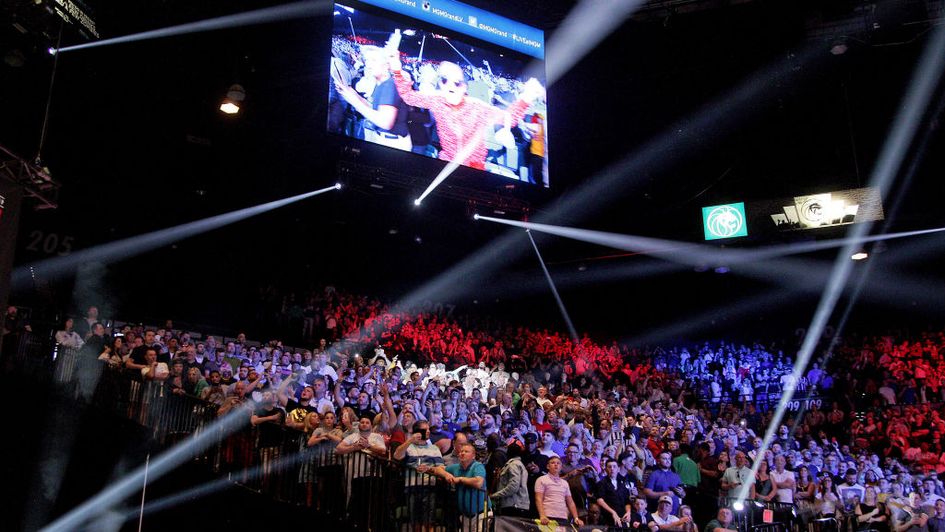 There was a huge crowd for Friday's weigh-in