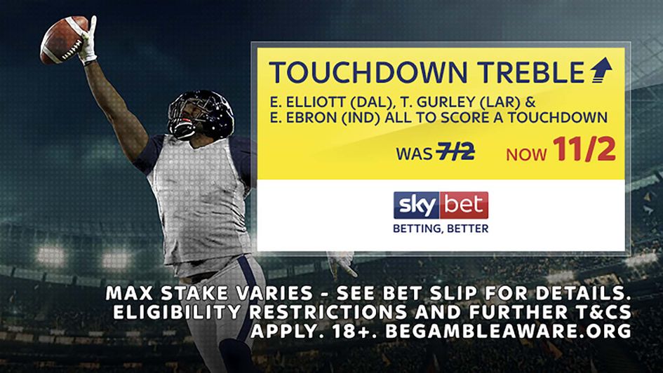 Sky Bet's touchdown treble offer for the NFL play-offs