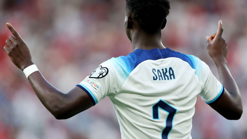 Bukayo Saka was the star for England