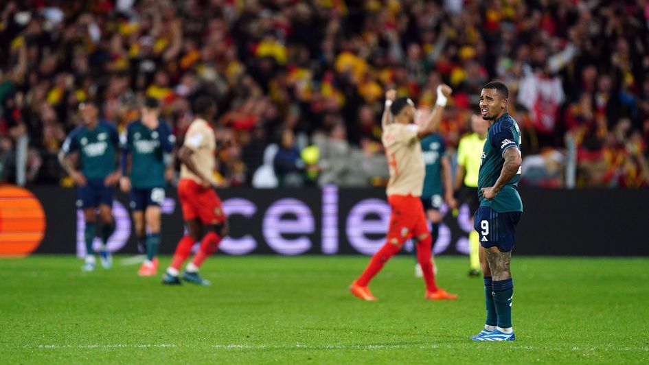 Arsenal suffered a shock defeat to Lens