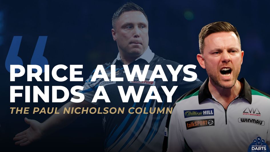 Paul Nicholson hails Gerwyn Price in his latest column