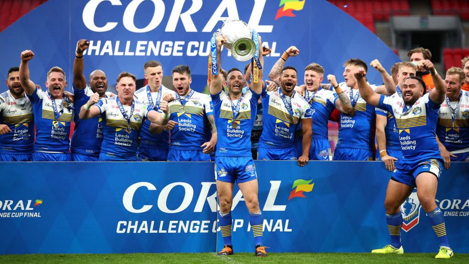 Luke Gale and Leeds celebrate