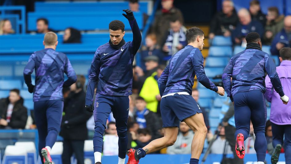 Dele Alli is only on the bench for Tottenham at Chelsea