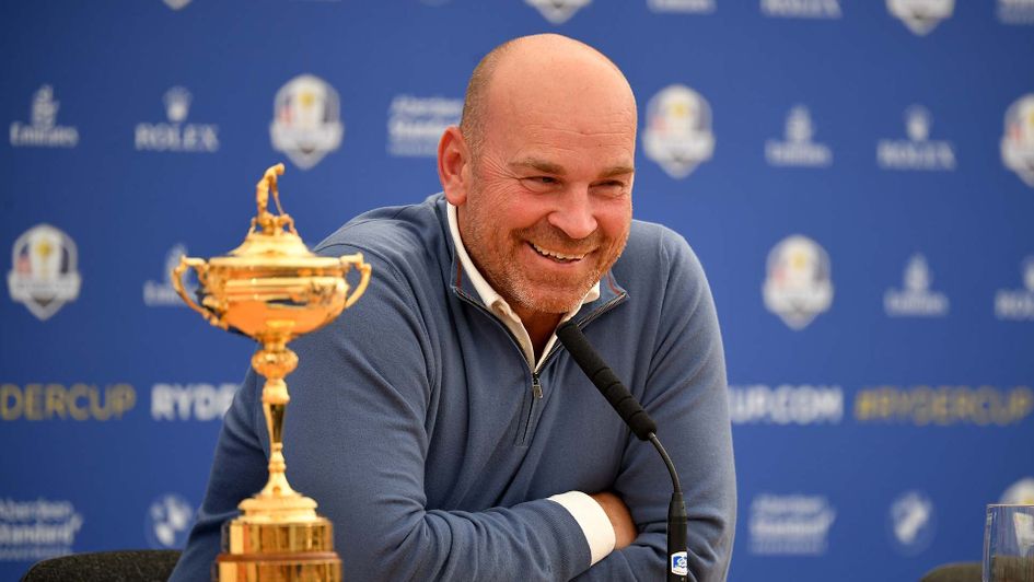 Thomas Bjorn leads Europe at the Ryder Cup