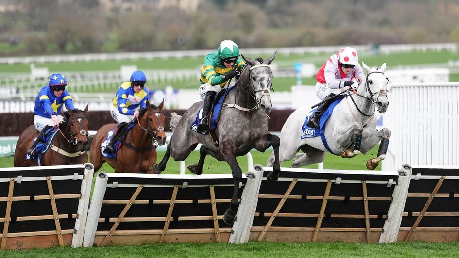 Saratoga and Mark Walsh clear the last in style